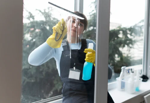 Nettoyage de vitres intérieures et extérieures à Bouy